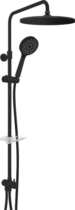 Dalia Plus Teleskop-Duschsäule 2-Wege-Umschalter Duschkopf und Handbrause