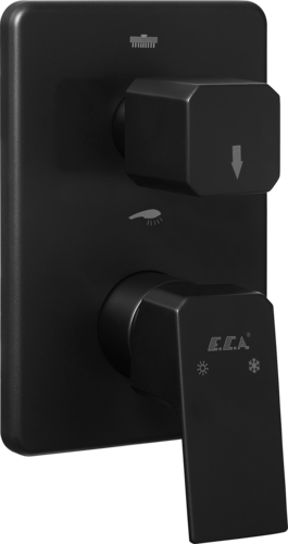 UP-Armatur 2-Wege-Umschalter Duschkopf und Handbrause