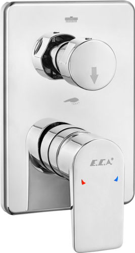 UP-Armatur 2-Wege-Umschalter Duschkopf und Handbrause