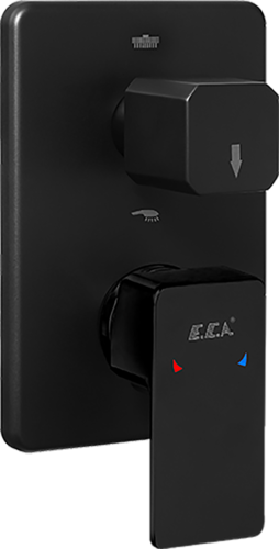 UP-Duscharmatur 2-Wege-Umschalter Duschkopf und Handbrause