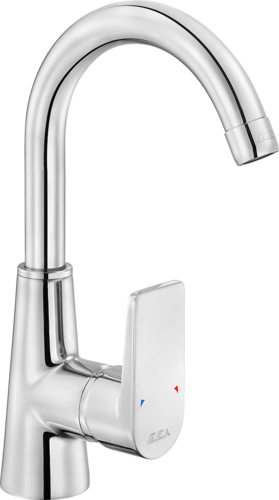 Waschtischarmatur mit schwenkbaren Auslauf