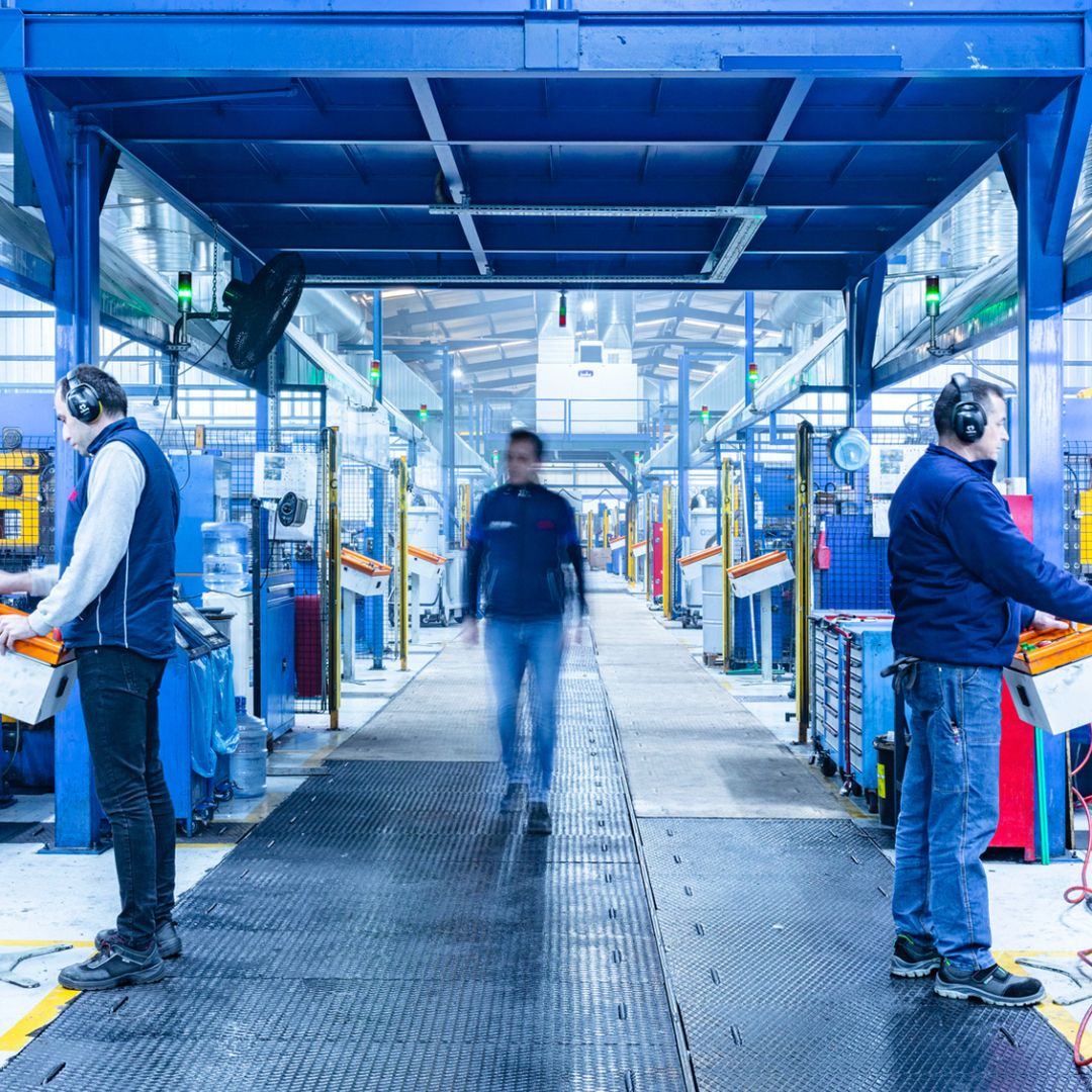 Mitarbeiter bei der Arbeit